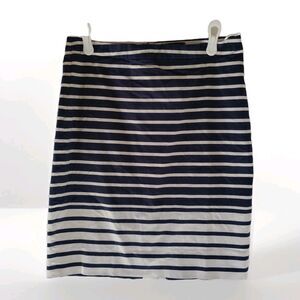 J Crew mini pencil stripe skirt 6P